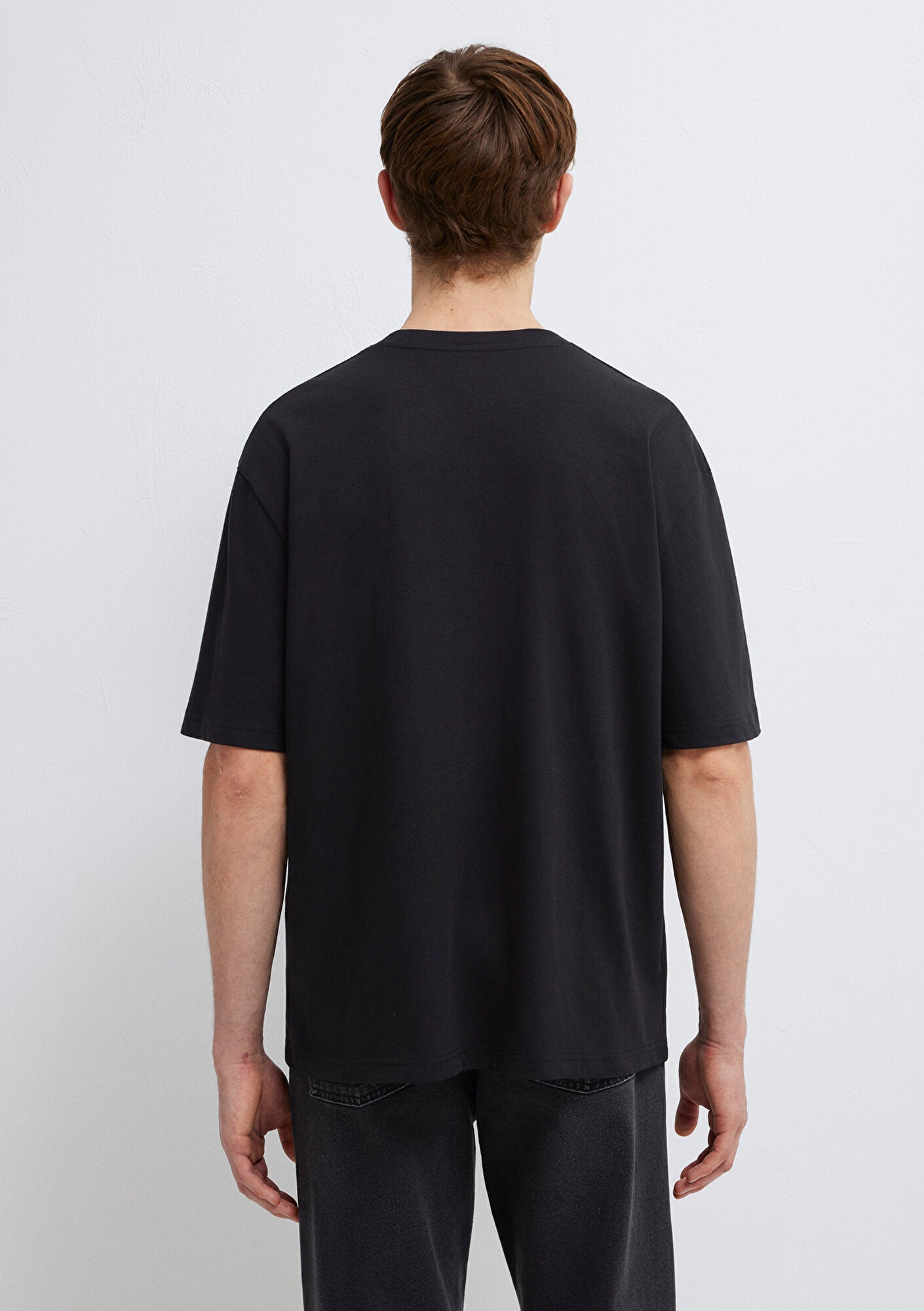 Mavi Embroidered Black T-Shirt