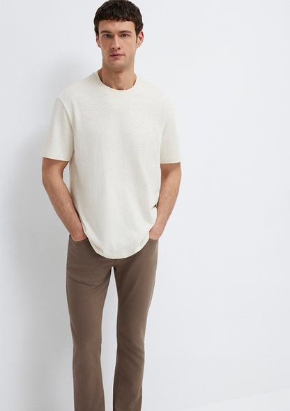 Ecru Basic T-Shirt
