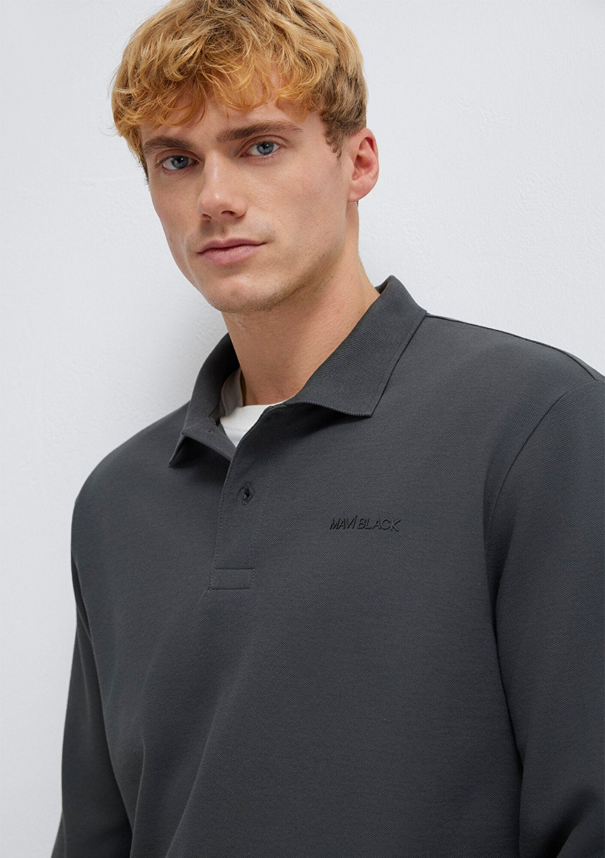 Mavi Black Anthracite Polo T-Shirt