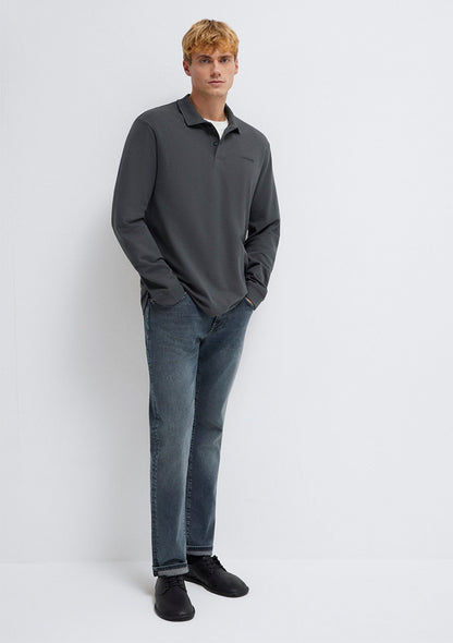 Mavi Black Anthracite Polo T-Shirt