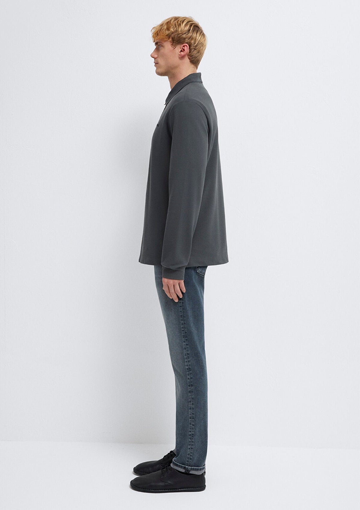 Mavi Black Anthracite Polo T-Shirt
