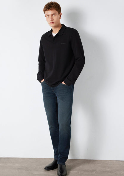 Mavi Black Black Polo T-Shirt