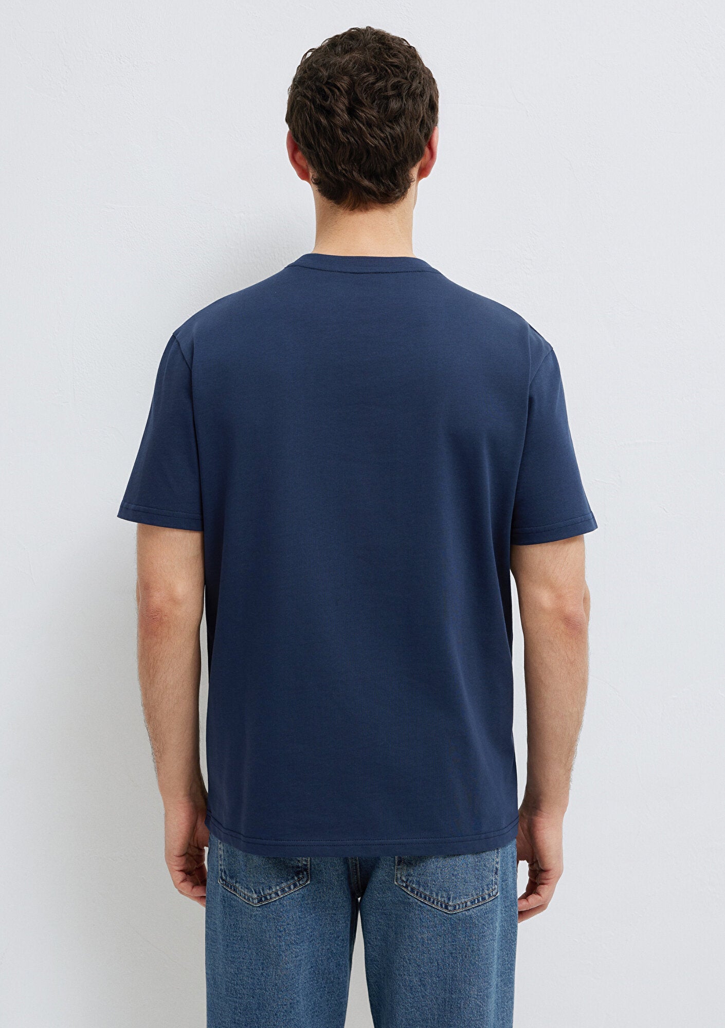 Printed Navy T-Shirt
