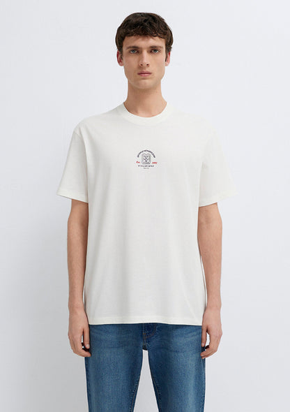 Mavi Resort Printed Ecru T-Shirt