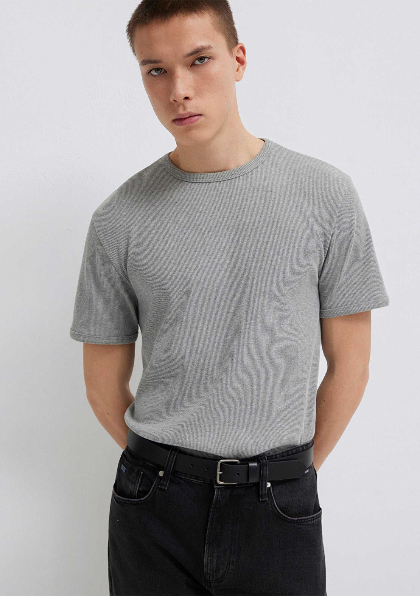 Grey Basic T-Shirt