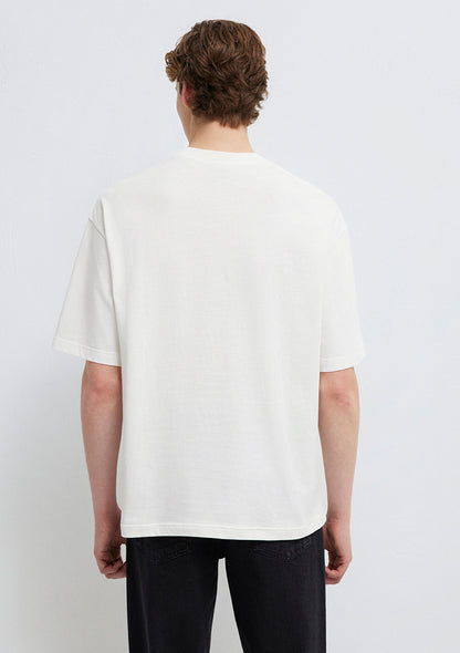 Mavi Logo Printed Ecru T-Shirt