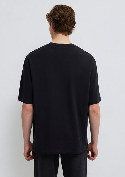 Mavi Logo Printed Black T-Shirt