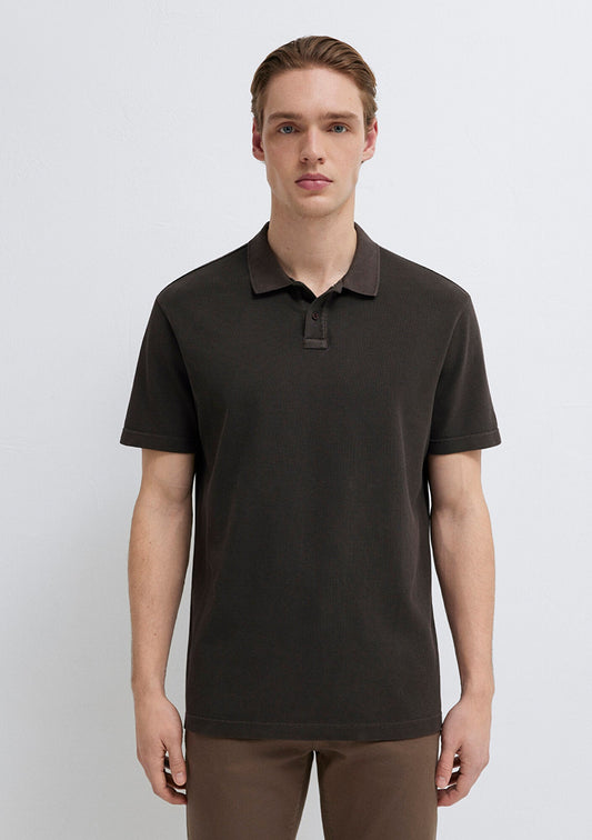Brown Polo T-Shirt