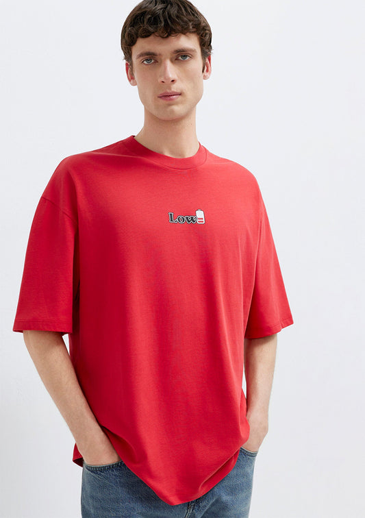Printed Red T-Shirt