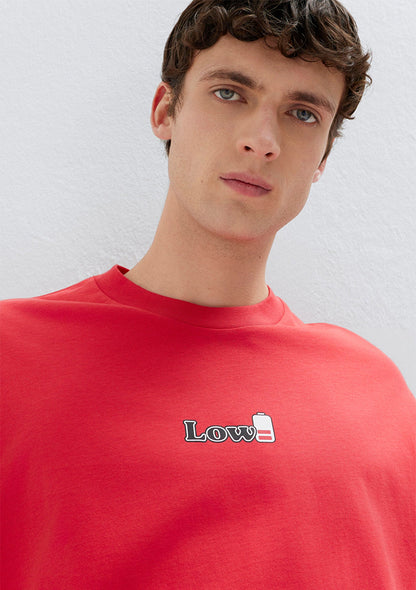 Printed Red T-Shirt