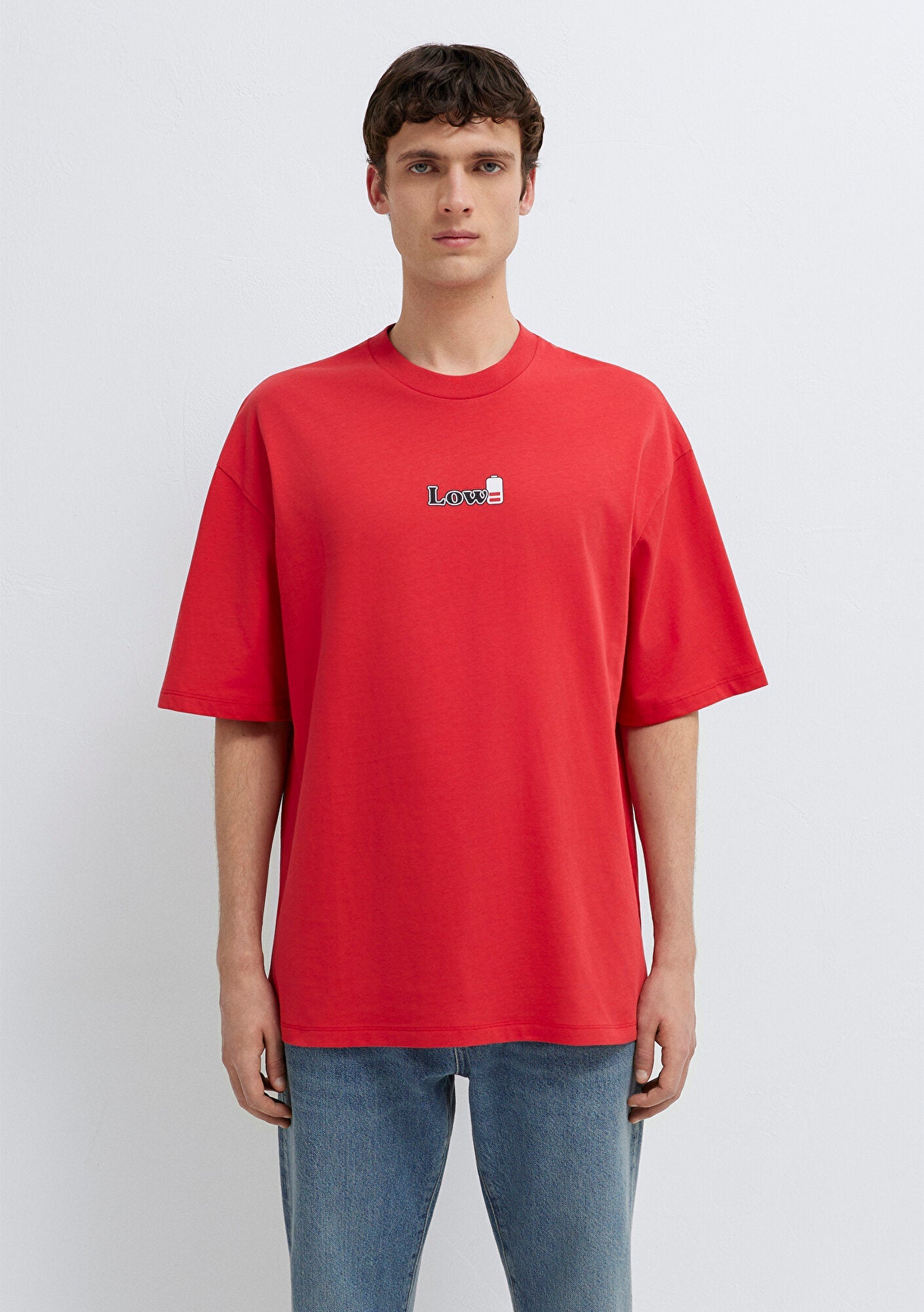 Printed Red T-Shirt