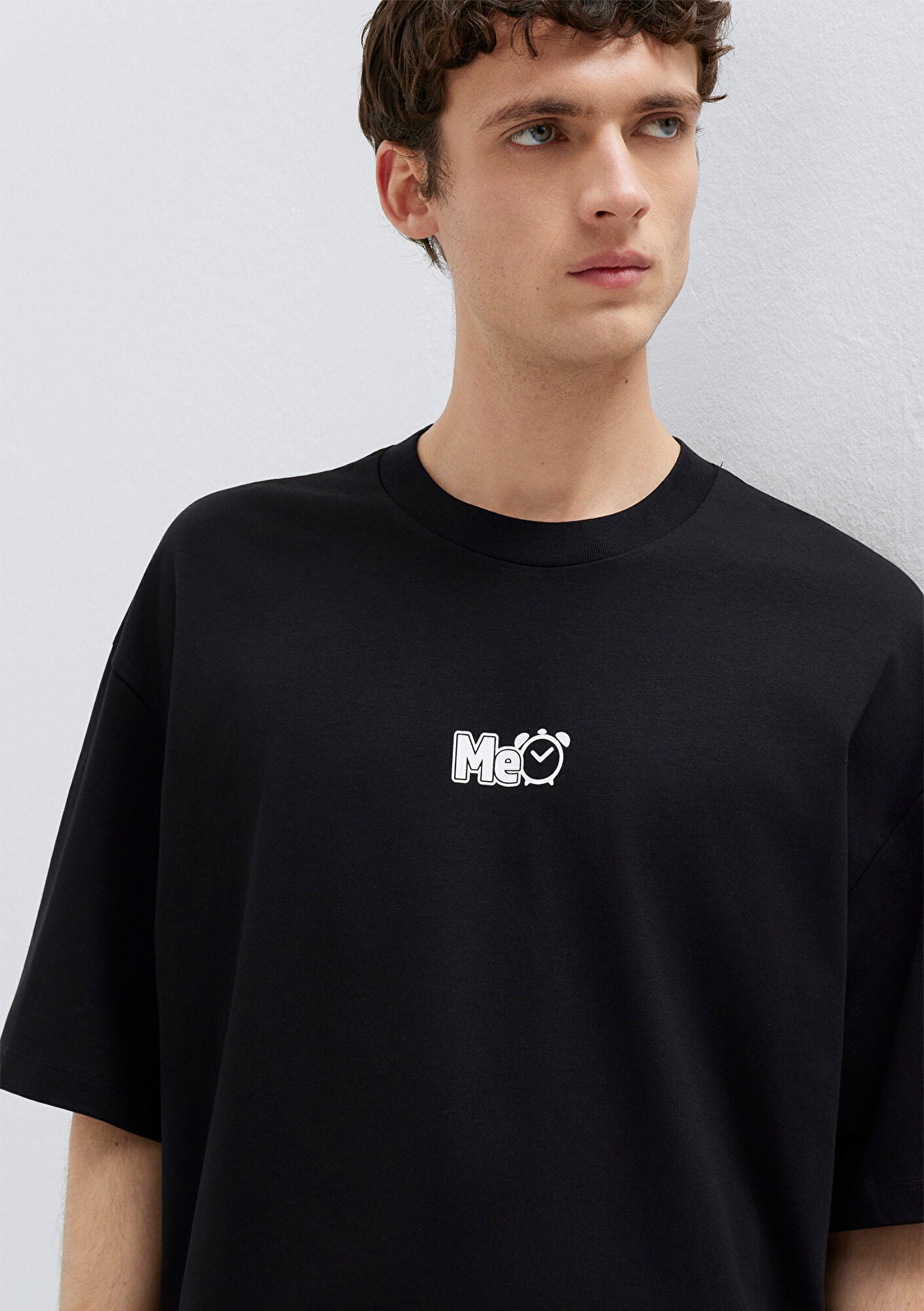 Printed Black T-Shirt