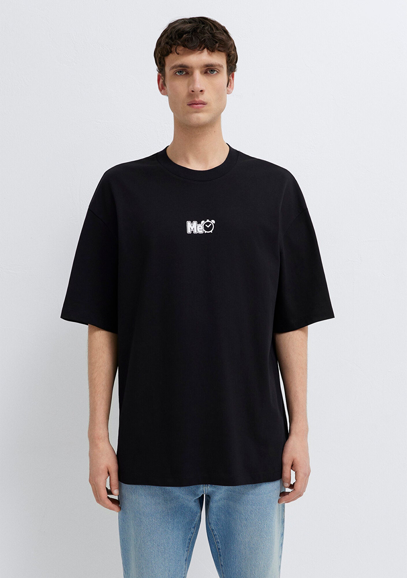 Printed Black T-Shirt