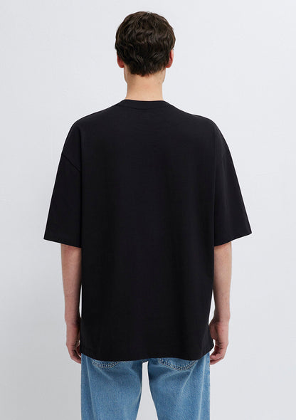 Printed Black T-Shirt