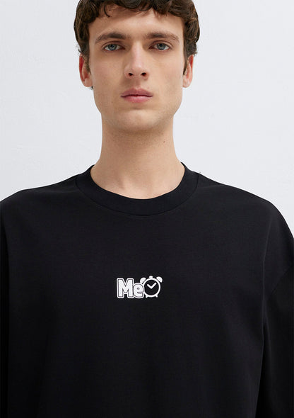 Printed Black T-Shirt
