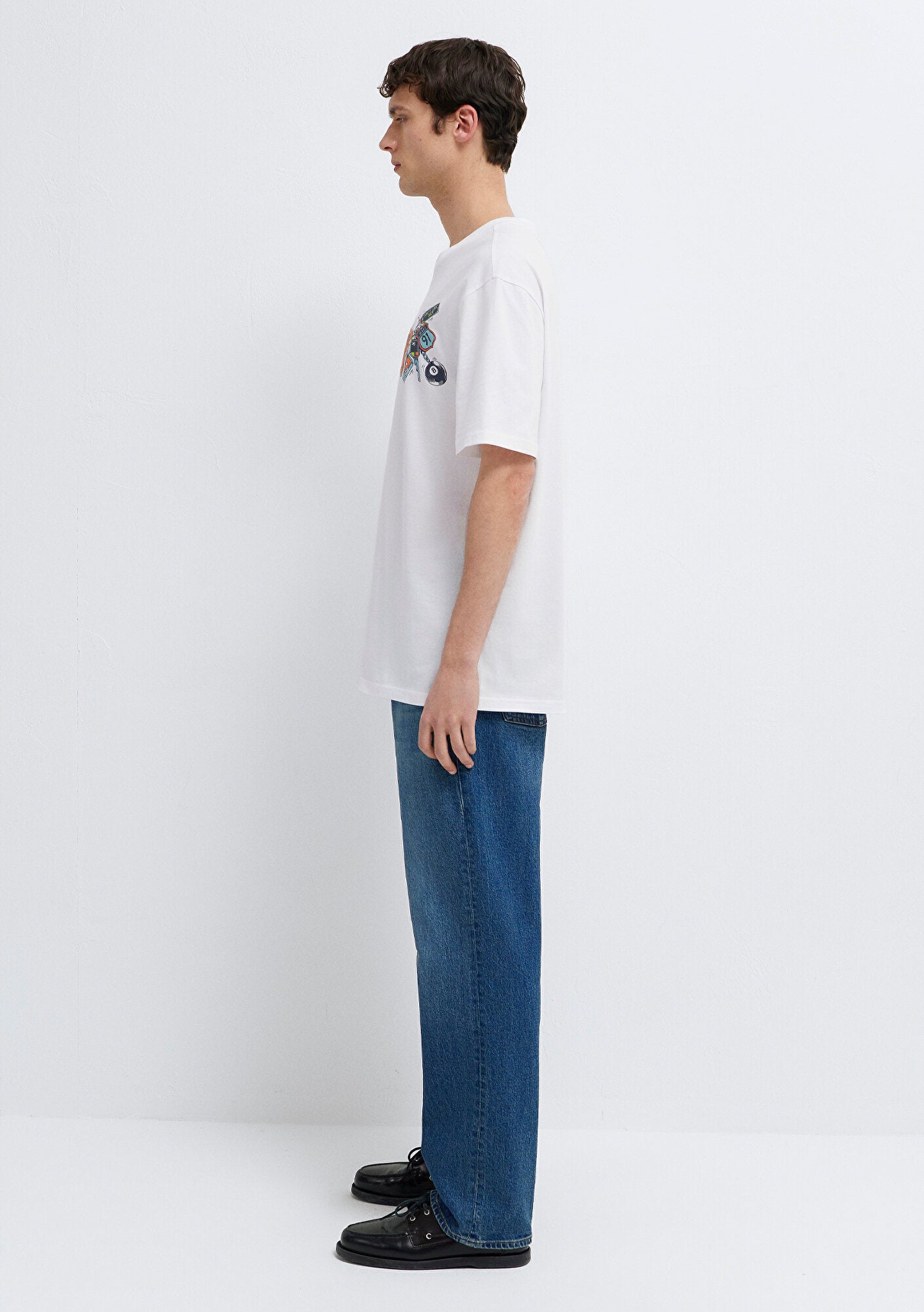 Printed White T-Shirt