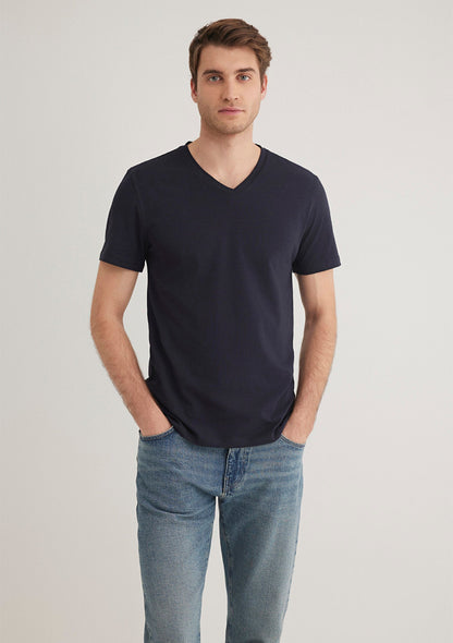 Stretch V Neck T-shirt