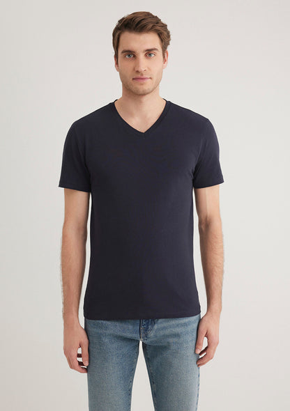 Stretch V Neck T-shirt