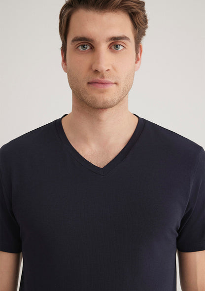 Stretch V Neck T-shirt