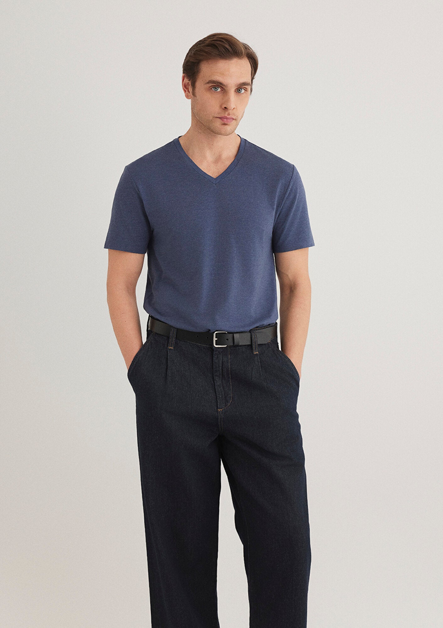 Stretch V Neck T-shirt