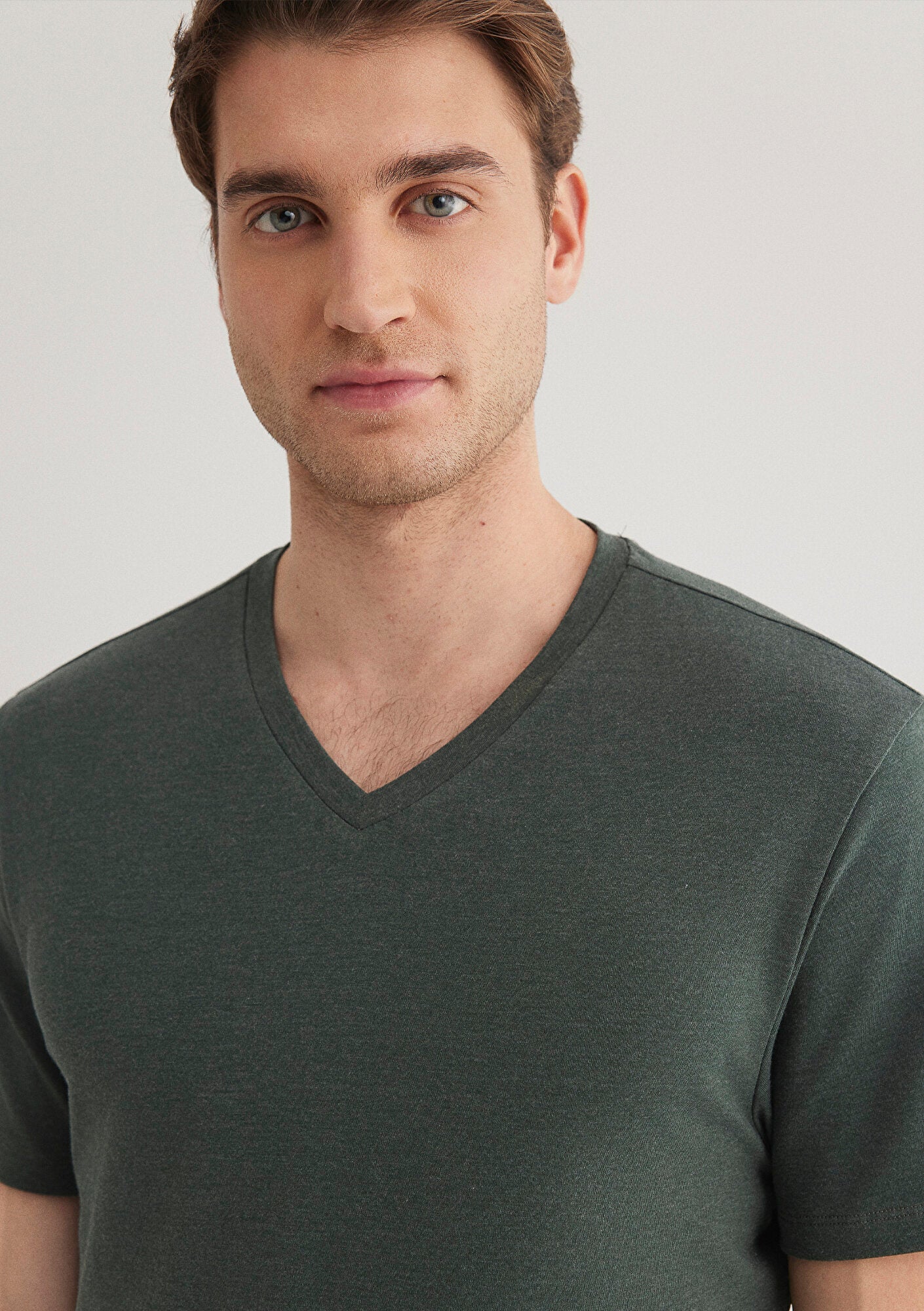 Stretch V Neck T-shirt