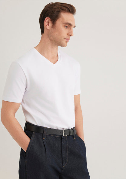 Stretch V Neck T-shirt