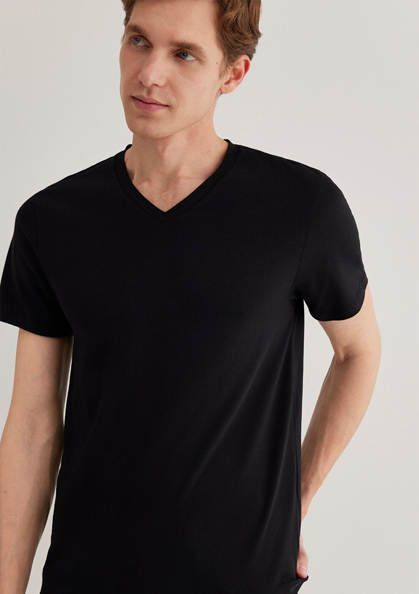 Stretch V Neck T-shirt