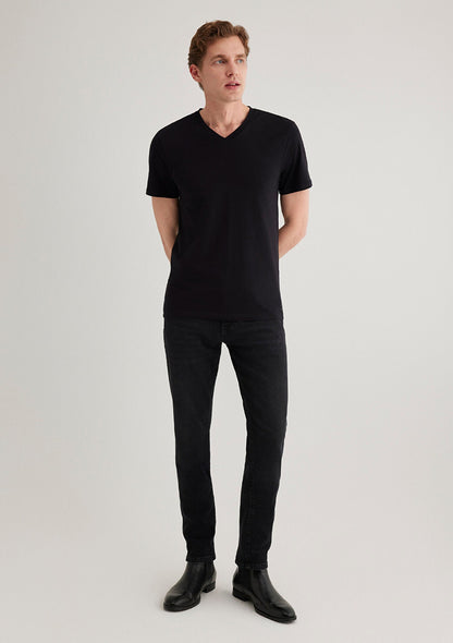 Stretch V Neck T-shirt