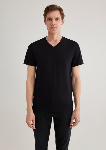 Stretch V Neck T-shirt