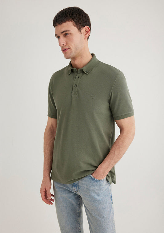 Khaki Polo T-Shirt