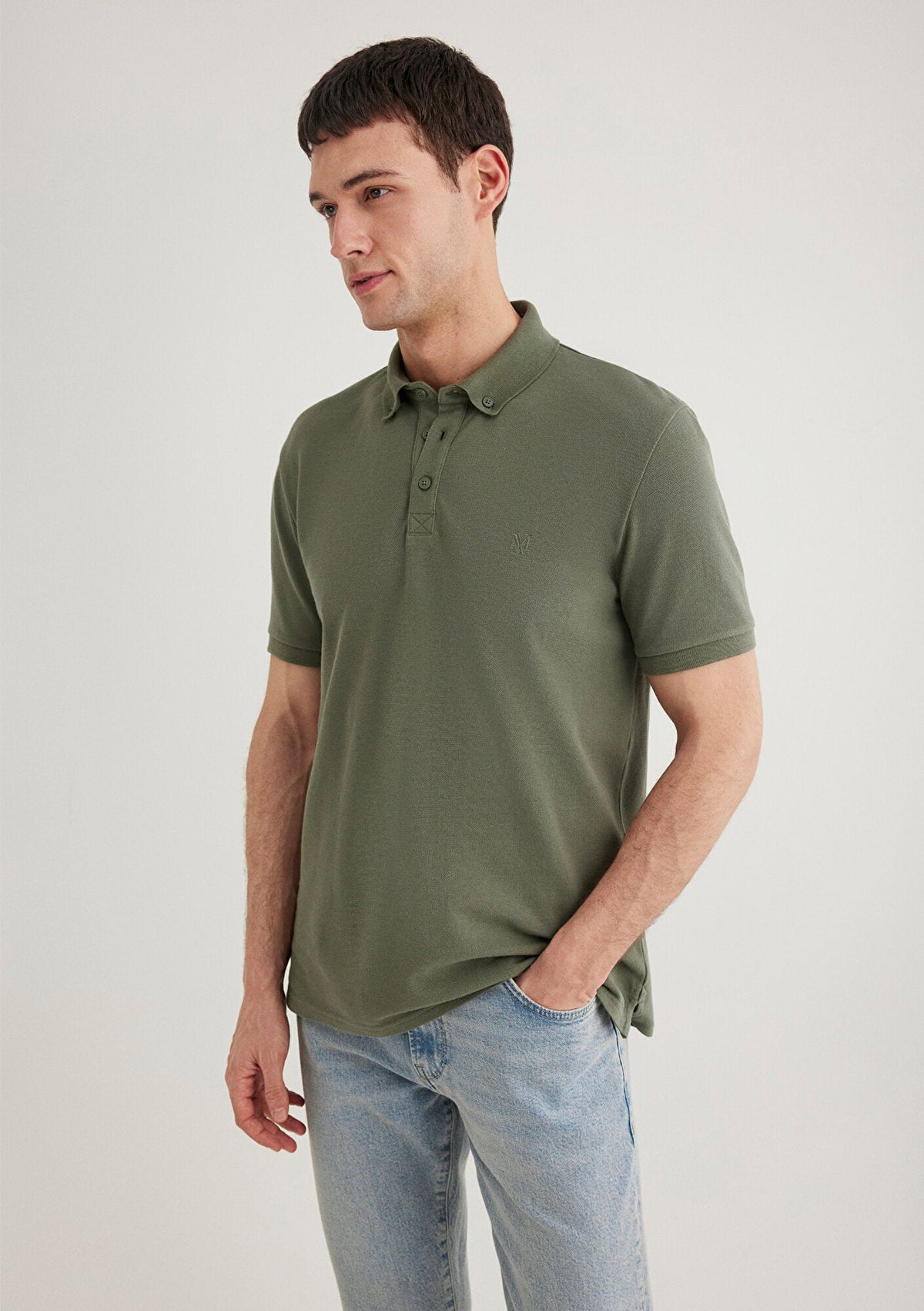 Khaki Polo T-Shirt