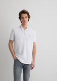 Collar Detailed White Polo