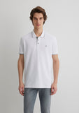 Collar Detailed White Polo