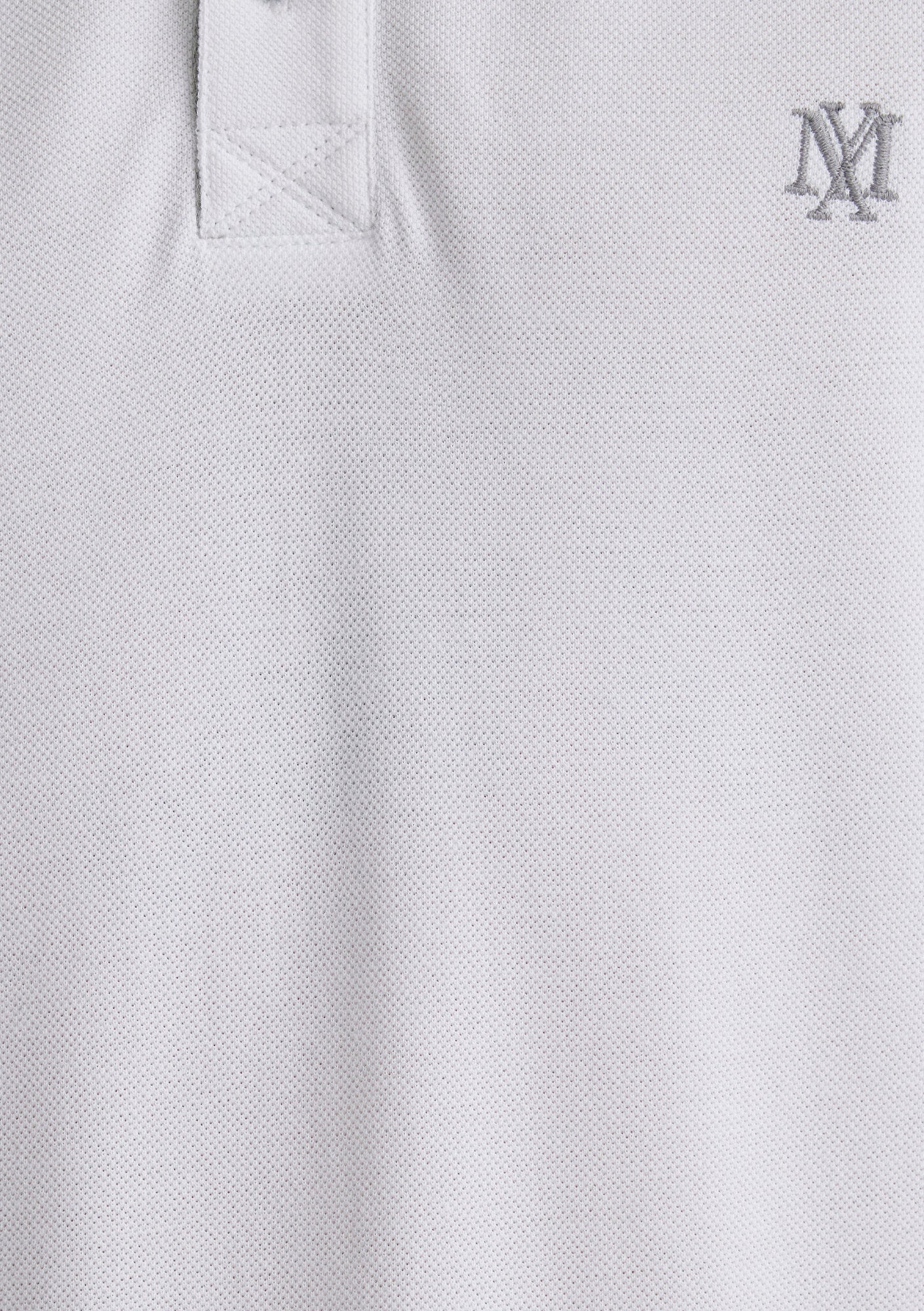 Collar Detailed White Polo