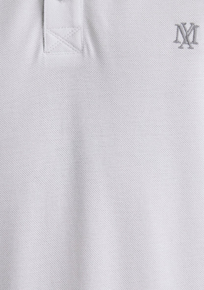Collar Detailed White Polo