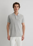 Collar Detailed Grey Polo
