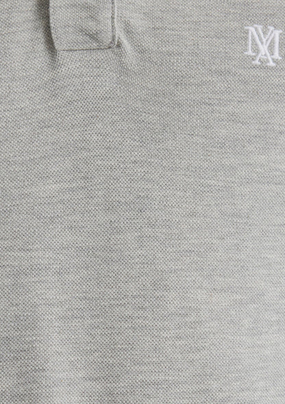 Collar Detailed Grey Polo