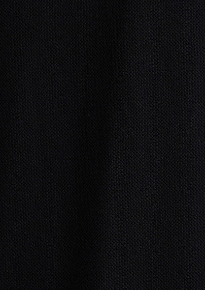 Collar Detailed Black Polo
