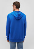 Mavi Logo Printed Hooded Blue Sweatshirt