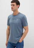 Mavi Logo Printed Grey T-Shirt