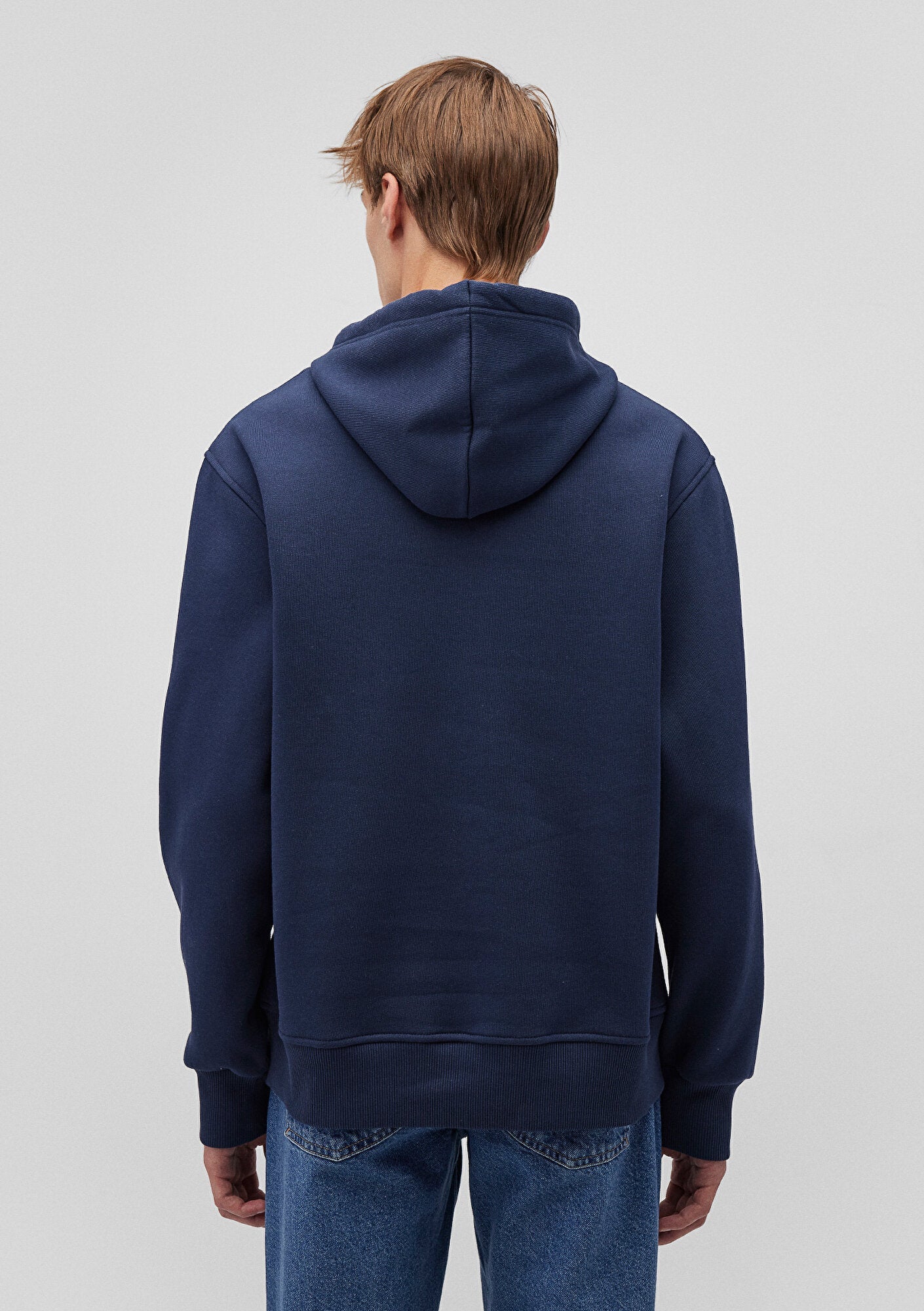 Mavi Logo Embroidered Navy Sweatshirt