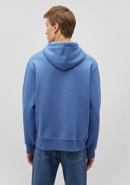 Mavi Logo Embroidered Blue Sweatshirt