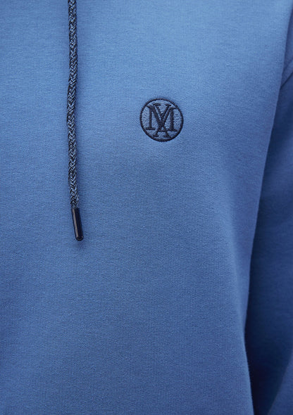Mavi Logo Embroidered Blue Sweatshirt