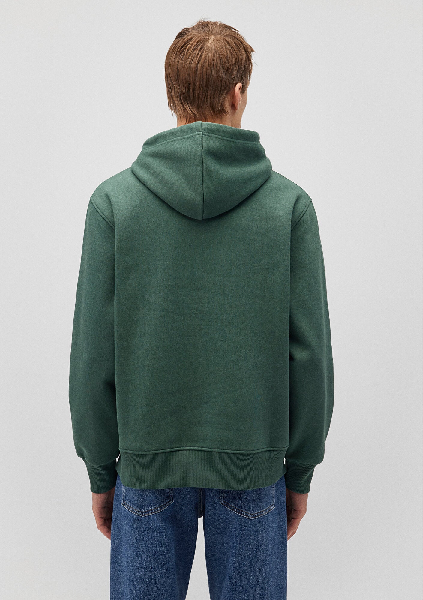 Mavi Logo Embroidered Green Sweatshirt