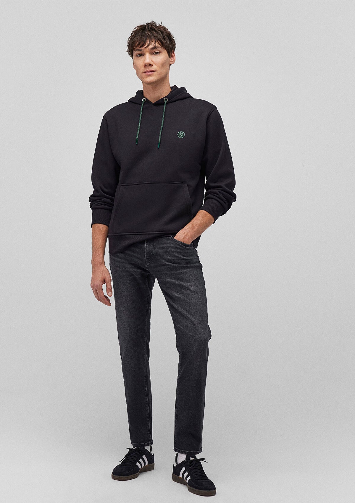 Hooded Black Sweatshirt