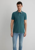 Collar Detailed Green Polo