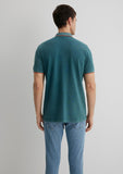 Collar Detailed Green Polo