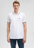 Collar Detailed White Polo