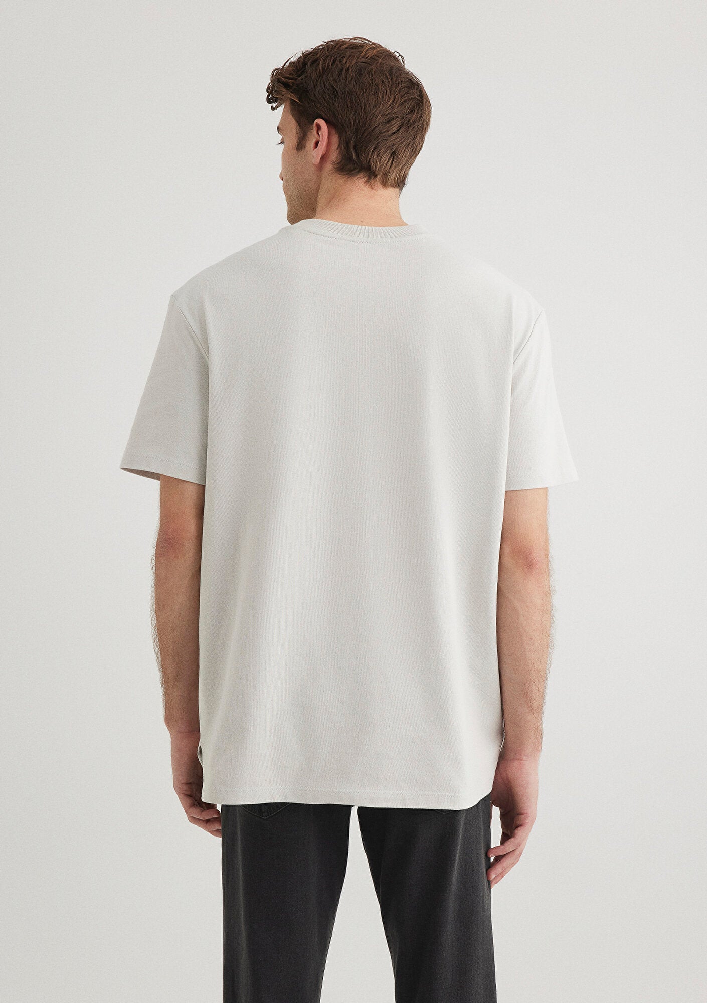 Grey T-shirt with Pocket Detail