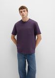 Pocket Detailed Purple Basic T-Shirt